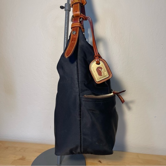 Dooney & Bourke Dillen Black Nylon Hobo - Picture 3 of 16